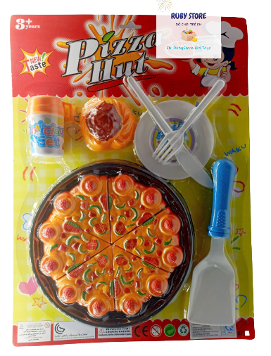 Vỉ đồ chơi bánh pizza, bánh ngọt