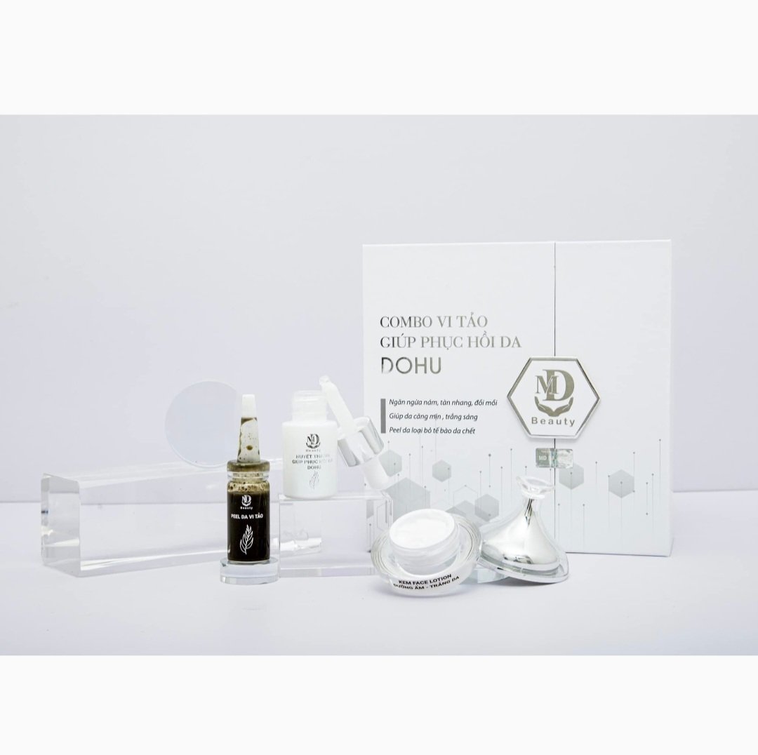 Combo dohu vi tảo phục hồi da chính hãng md beauty | _t&hshop_