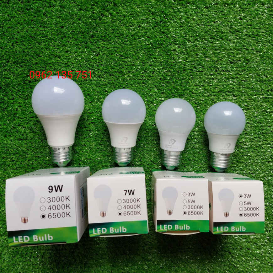 Đèn led buld kín nước ngoài trời - trắng/vàng - loại tốt