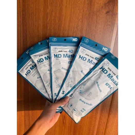 KHẨU TRANG KHÁNG KHUẨN 4D HOÀNG DŨNG MASK KF94 HÀNG VIỆT NAM CHẤT LƯỢNG CAO