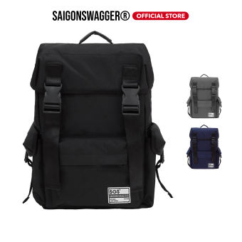 Balo Rút SAIGON SWAGGER® SGS Box Backpack-Ngăn Chống Sốc Laptop 15.6inch