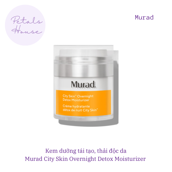 Kem dưỡng tái tạo, thải độc da ban đêm Murad City Skin Overnight Detox Moisturizer