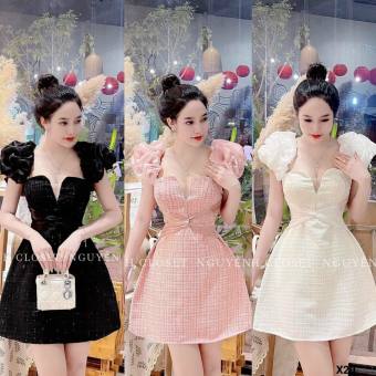 ĐẦM TRỄ VAI CỰC XINH XẮN DỰ TIỆC,ĐẦM XÒE PHONG CÁCH SANG CHẢNH ,ĐẦM THIẾT KẾ ĐẲNG CẤP