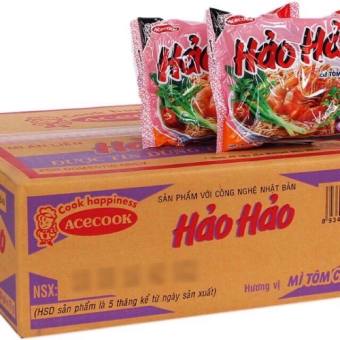 Thùng 30 Gói Mì Hảo Hảo Acecook - Tôm Chua Cay (30 gói x 75g)
