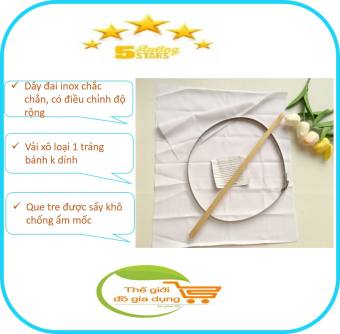 Khuôn Làm Bánh Cuốn, Dụng Cụ Làm Bánh Cuốn, Bộ 3 Món Phụ Kiện Làm Bánh Cuốn