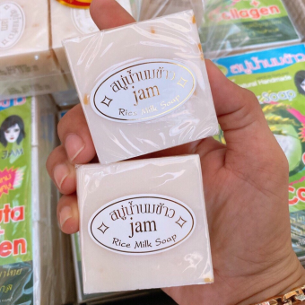 Xà phòng Cám gạo thái lan - Soap tắm trắng gạo