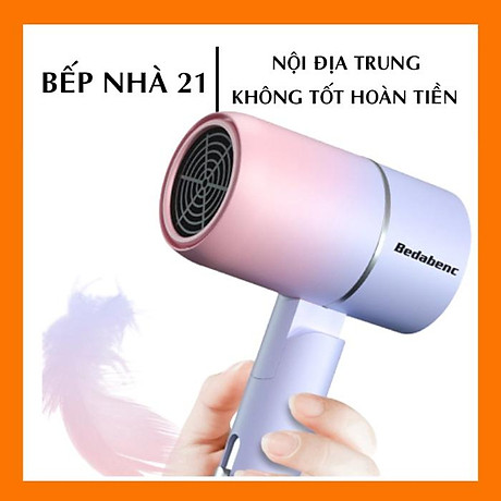 Máy sấy tóc bedabenc tạo kiểu tóc chuyên nghiệp