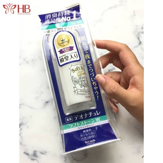 Lăn nách đá khoáng khử mùi Nhật Bản Soft Stone Crystal-H&B