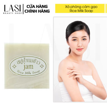Xà phòng 🌟Auth Thái🌟 Xà phòng cám gạo Thái Lan Jam Rice Milk Soap | Tẩy da chết, kích trắng, cung cấp Collagen làn da