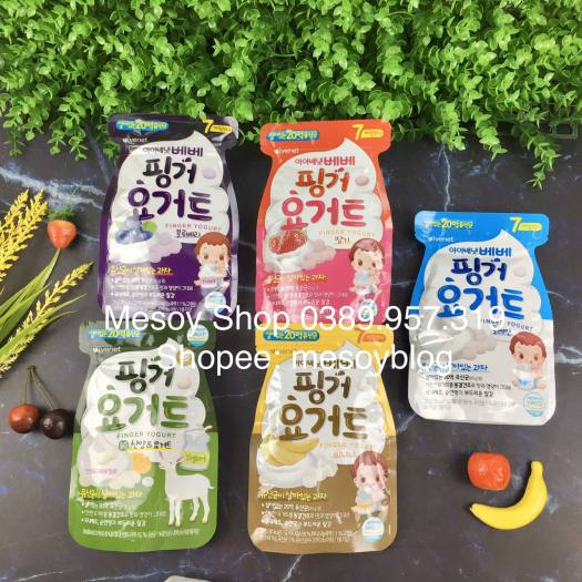 Sữa chua khô ivenet hàn quốc nhiều vị