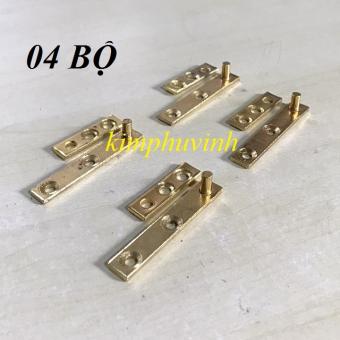 04 BỘ - BẢN LỀ CHỐT 360 - BẢN LỀ CÁNH CỬA TỦ CÂY