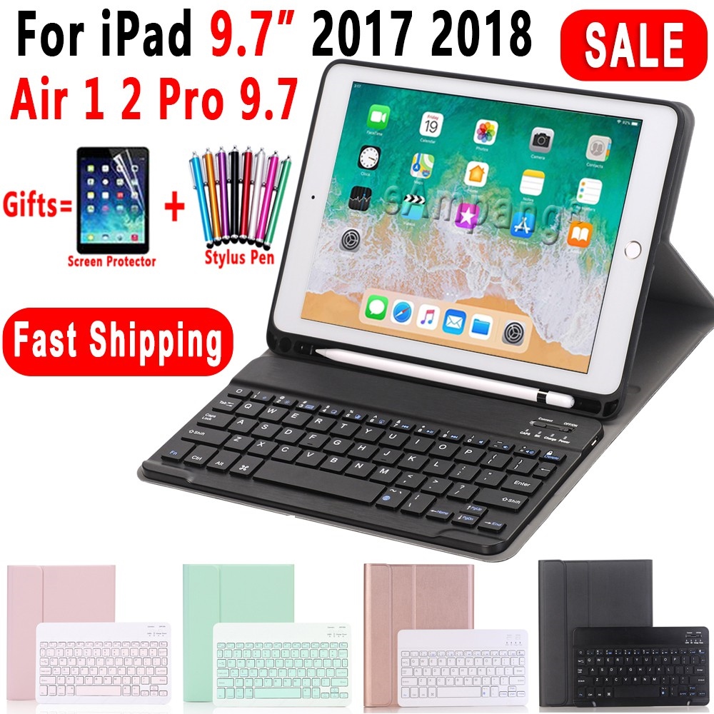 ipad air 2 case with keyboard and stylus holder