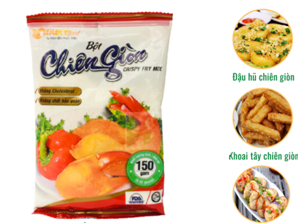 Bột chiên giòn đỏ Tài Ký gói 150g