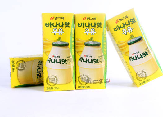 Lốc 6 Hộp Sữa Chuối Binggrae Hàn Quốc Hộp 200ml