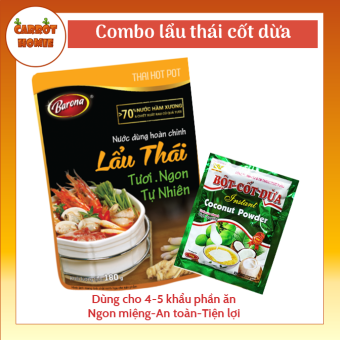 Combo Lẩu Thái cốt dừa chuẩn vị tiện dụng TẾT 2022