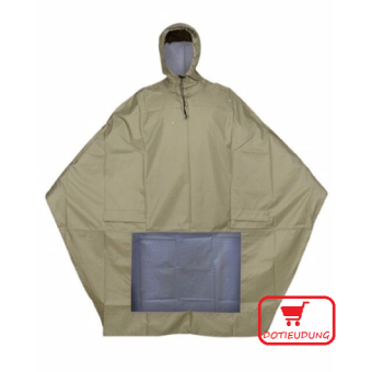 Áo mưa cánh dơi vải dù 1 đầu (trơn)