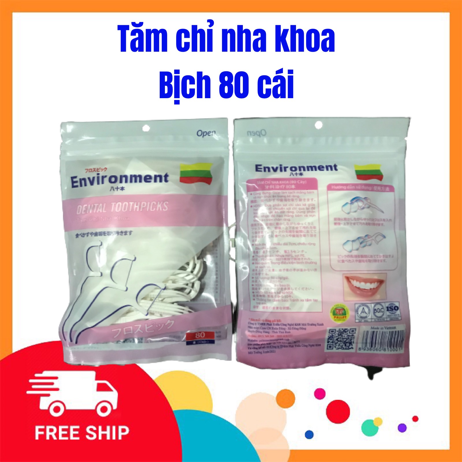 Tăm chỉ nha khoa an toàn tiện lợi - oanh vũ