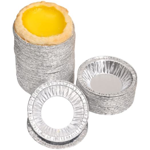 Chén giấy bạc tart trứng-250 cái