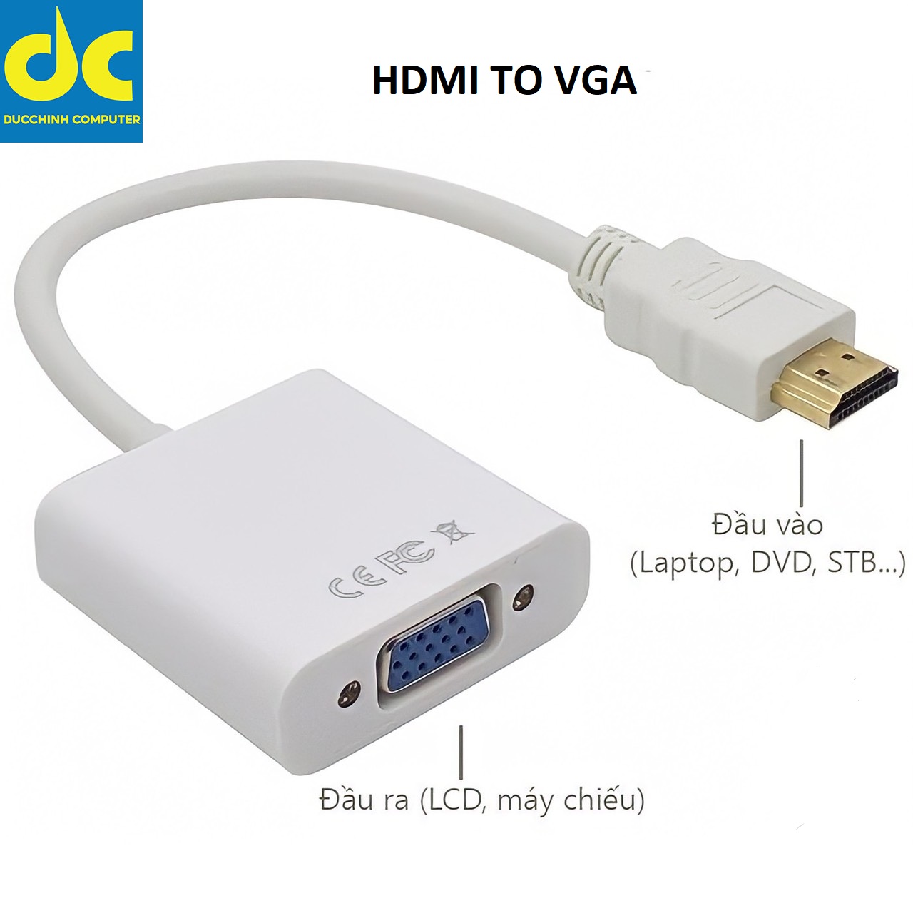 Cáp chuyển đổi HDMI ra VGA