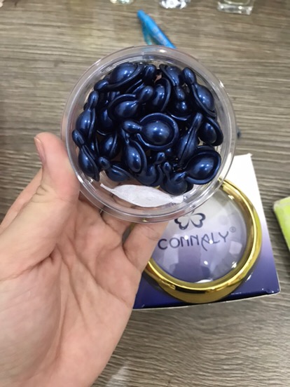 Serum connaly tinh chất trứng cá muối và tảo biển - dưỡng trắng da sạch mụn hộp 30 viên