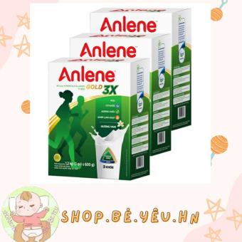 Combo 3 hộp sữa bột Anlene Gold Movepro Vani 1,2 Kg