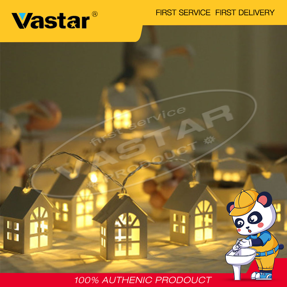Vastar 2M Đèn LED Dây Đèn Giáng Sinh Thần Tiên Ngôi Nhà Ấm Cúng Phong Cách Trang Trí Cho Gia Đình Tiệc Cưới Trang Trí Phòng Ngủ Đèn