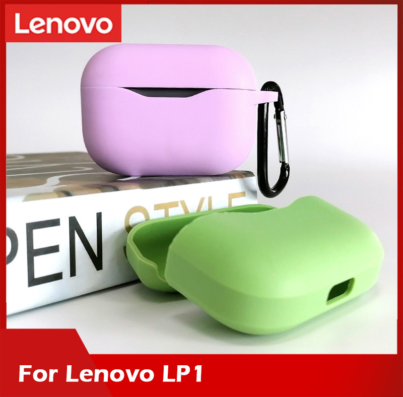 Silicone Bìa Da, Tai Nghe Không Dây Vỏ Bảo Vệ Vỏ Bảo Vệ Kèm Móc Đa Năng, Đối Với Lenovo LP1 Không Dây Heaset