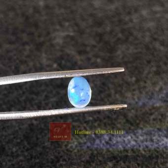 Viên Đá Opal Quý Tự Nhiên Lửa Ngũ Sắc Mặt Nhẫn Nữ