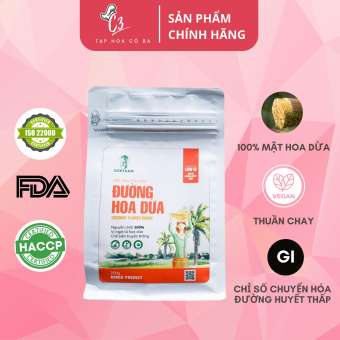 Đường hoa dừa Sokfarm giàu khoáng chất phù hợp cho người tiểu đường và ăn kiêng, đặc sản Trà Vinh