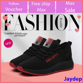 Giầy thể thao nữ, giày sneaker nữ buộc dây V202