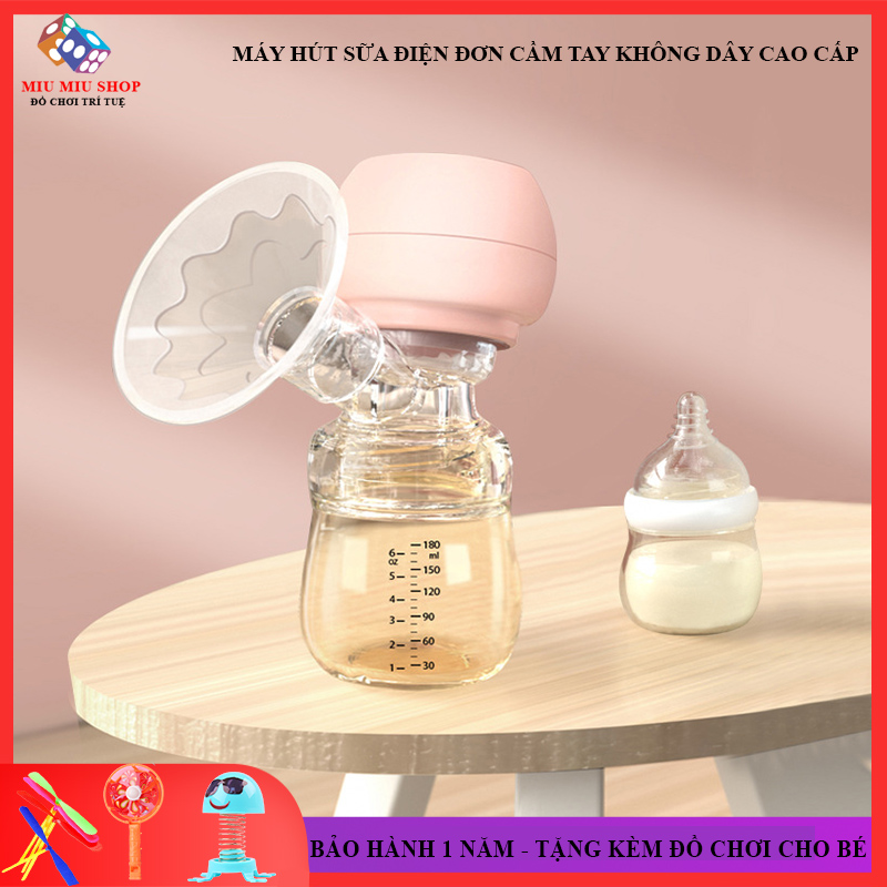 [Tặng Thêm Quà] Máy hút sữa, máy hút sữa điện đơn cầm tay không dây, 9 chế độ hút không đau, có massage, bảo hành 12 tháng. lỗi đổi mới trong 7 ngày đầu nhận hàng