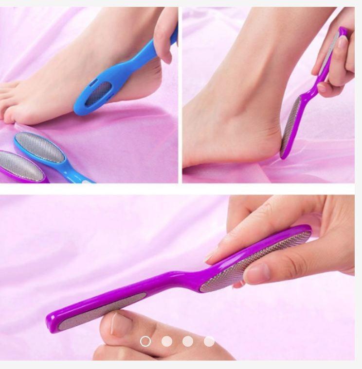 Dụng cụ chà gót chân bằng thép 2in1