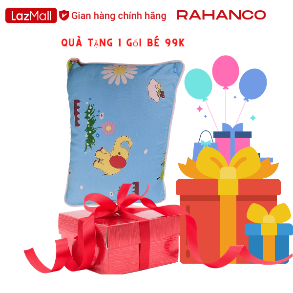 Gối bé 30x40 - 30x45 - 30x50 rahanco 100% cotton sợi bông hàn quốc mềm mịn thoáng mát sang trọng