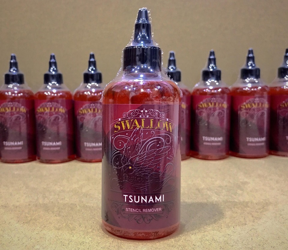 Nước tẩy scan hình xăm tsunami-lọ 240ml