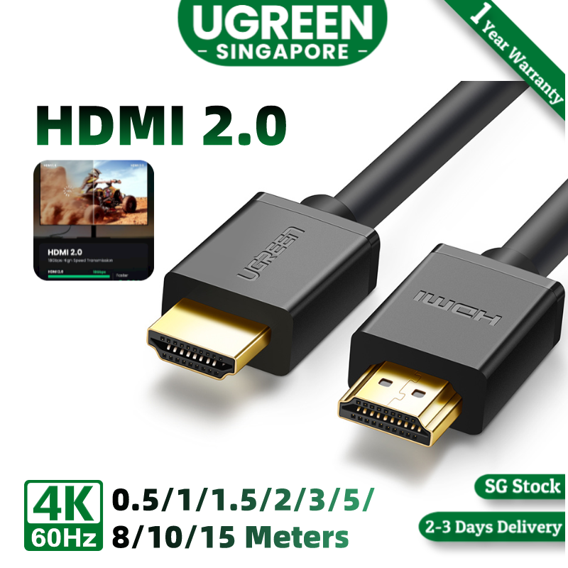 Cable HDMI v2.0 Ugreen De 15 Metros 4K