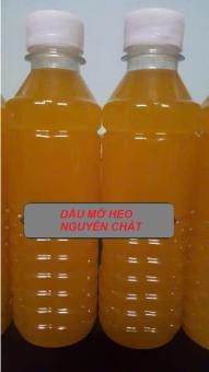 2 Lít dầu mỡ heo nguyên chất dùng để chiên xào