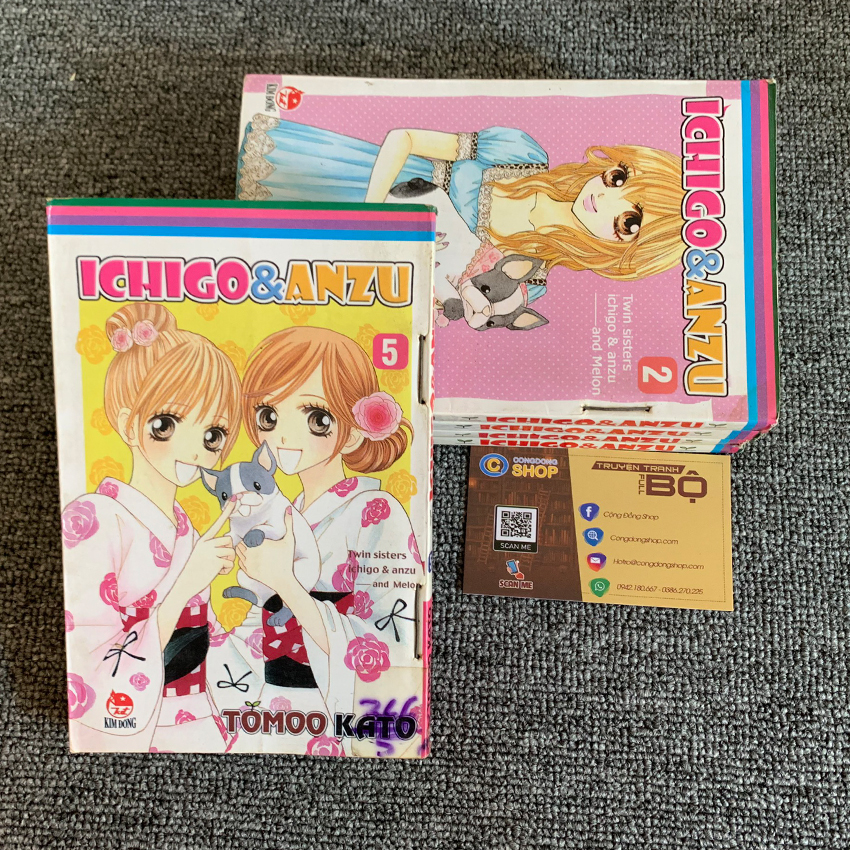 Truyện Ichigo & Anzu trọn bộ 5 tập - Sách truyện Full bộ