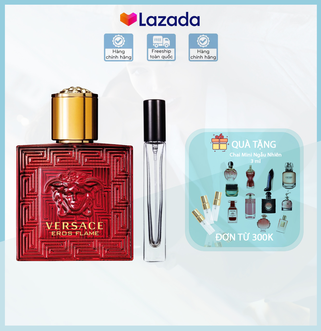 [chai chiết] Nước hoa Nam Ⓥervace Eros Flame