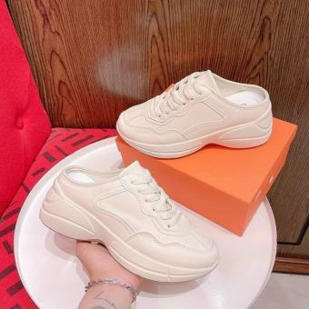 giày sục thể thao độn đế, giày sục, BiBi Shoes BBS5, giày thể thao độn đế, Giày sục thể thao Giày sục nữ Sục nữ giá rẻ Sục thời trang, giày sục thể thao nữ dáng đẹp, tặng kèm tất 15k