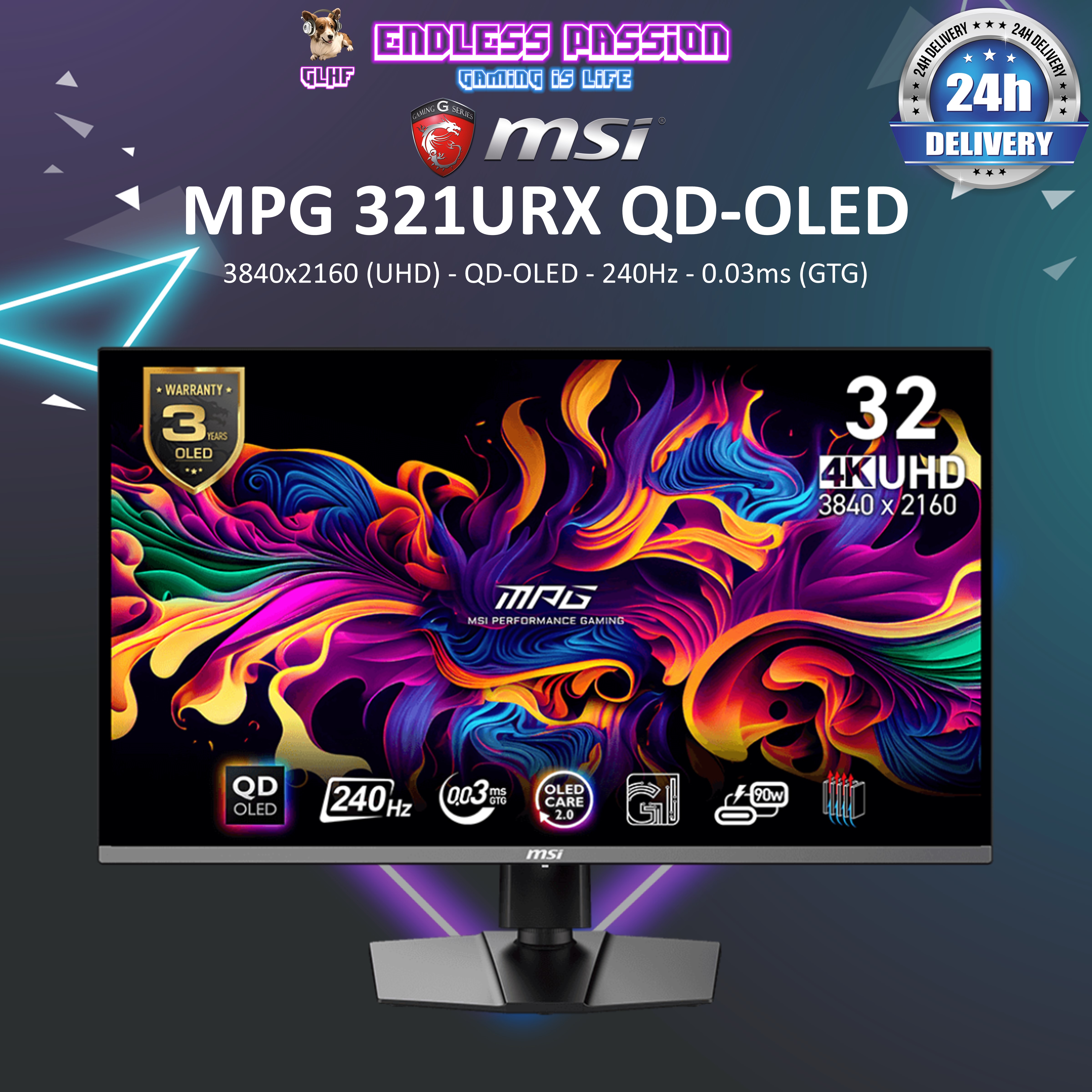 MSI MPG 322URX QD-OLED 32