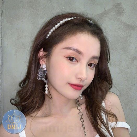 Bờm tóc ngọc trai nhân tạo nhiều mẫu cài tóc phong cách hàn quốc