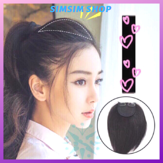 TÓC MÁI PHỒNG - kẹp làm phồng tóc mái - Tóc độn phồng đỉnh đầu