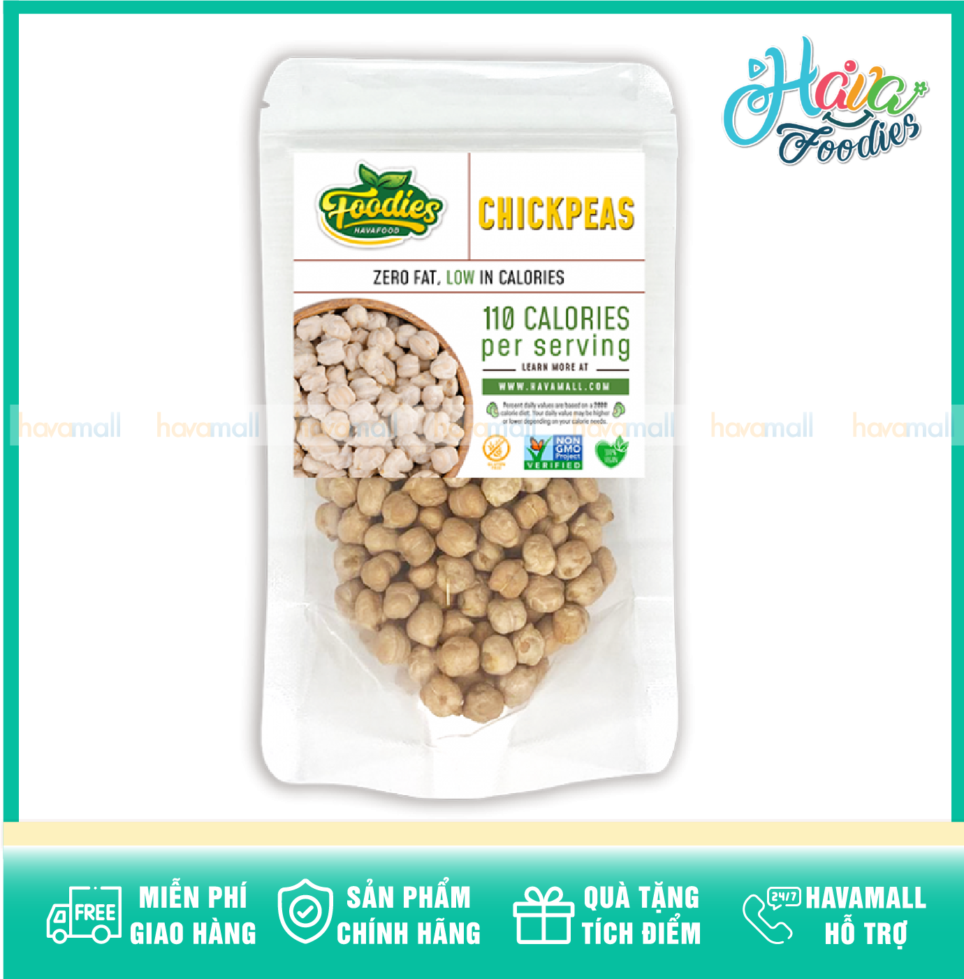 Đậu gà Havafood 500g