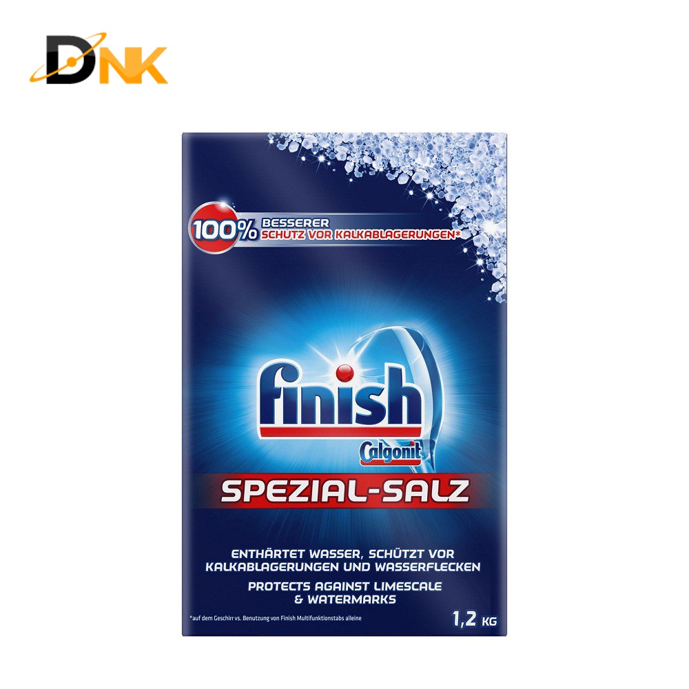 Muối rửa chén bát finish 1,2 kg finish eu - cam kết hàng nhập khẩu đưc bởi dnk
