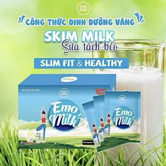 Giảm cân EMO MILK vị sữa ( K có gói vitamin hoa quả )