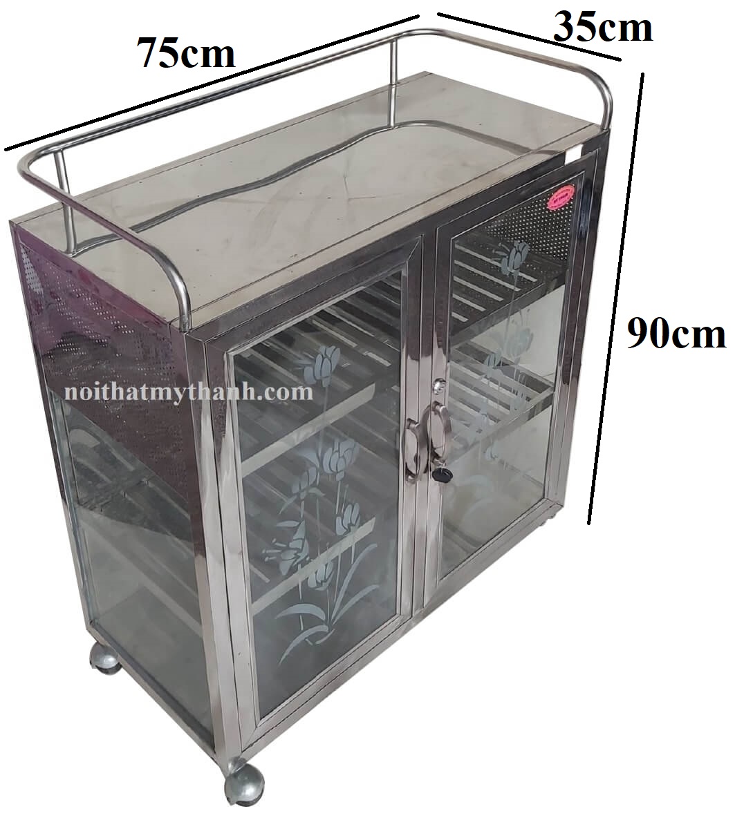 Tủ chén inox ic89