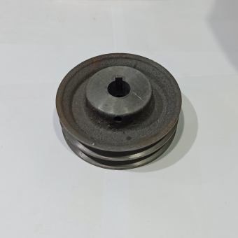 BULY GAN 14CM LỖ 25MM 2 RẢNH BẢNG B PHÔI DÀY ( PULLEY ) PULY KÉO TẢI