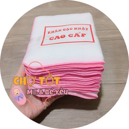 10 Khăn Sữa Cho Bé 5 Lớp Khăn Xô Sữa Khăn Gạc Nhật Cao Cấp Cỡ Lớn (khăn sữa cho bé loại dầy đẹp mềm mịn thấm nước)