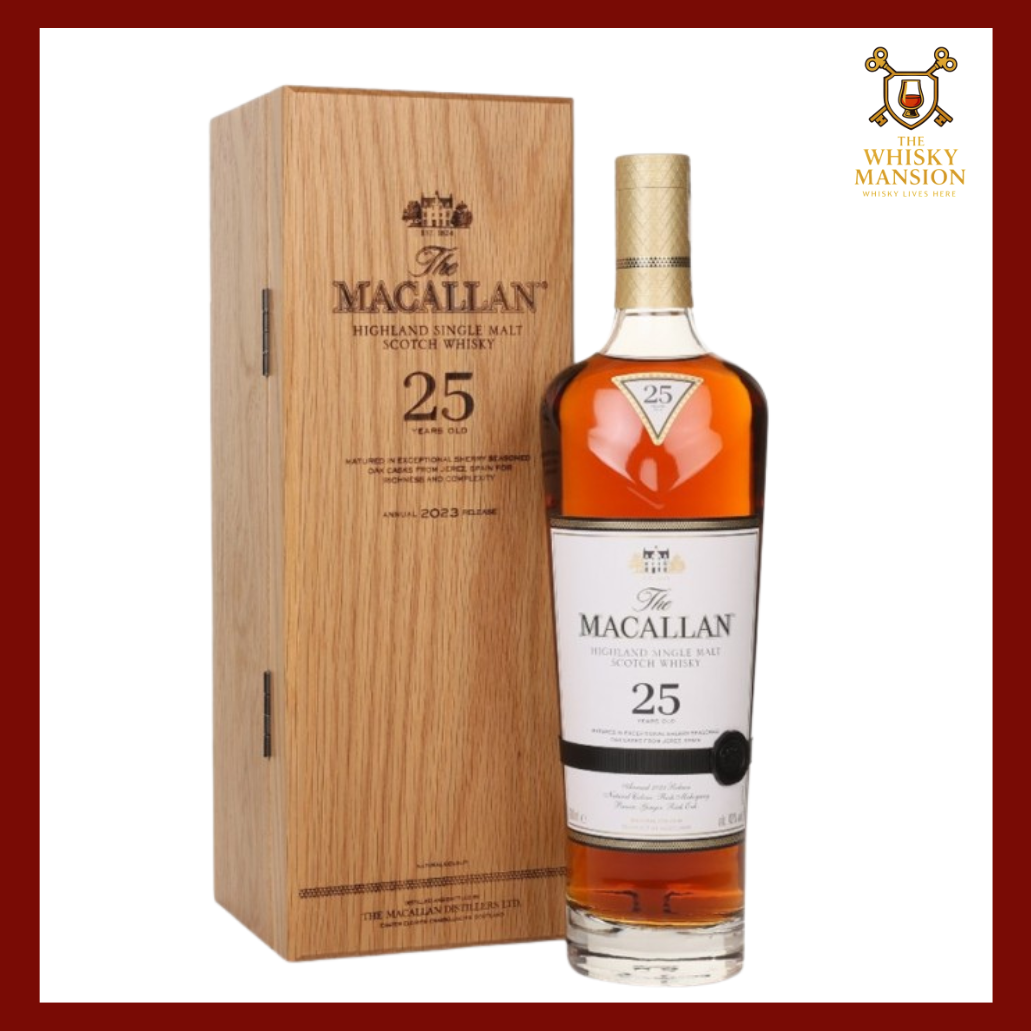 Macallan 25 Years Sherry Oak Single Malt Scotch Whisky 70Cl
