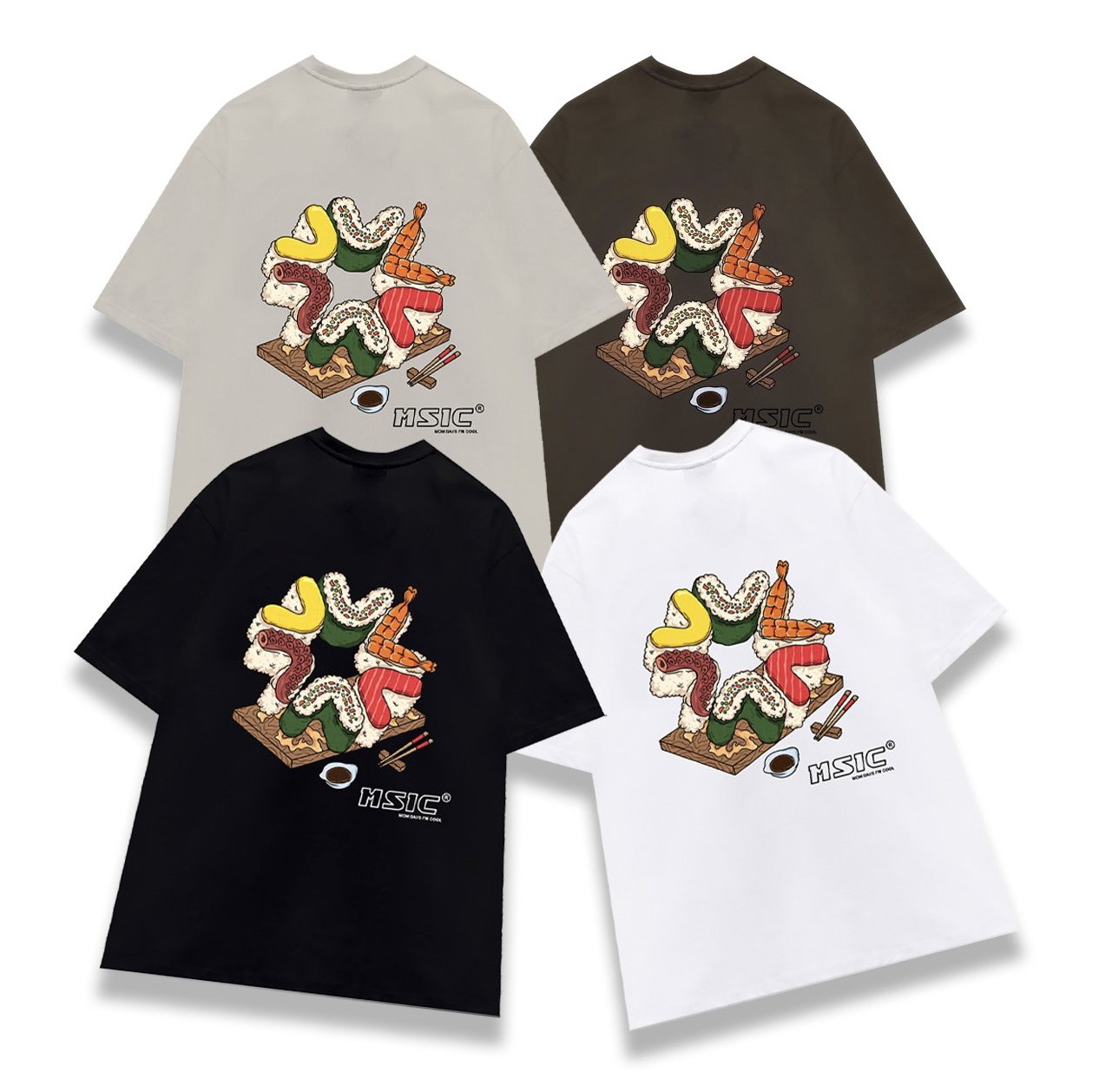 Áo thun msic sushi